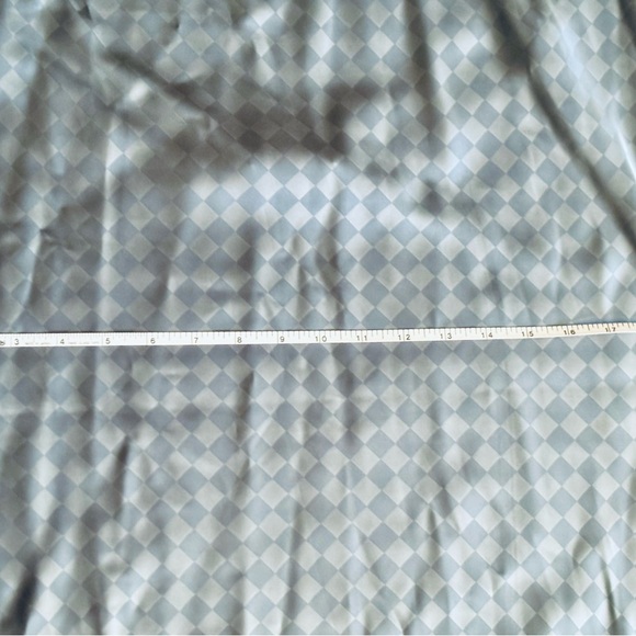 House of Harlow 1960 Women’s L Baby Blue Diamond Sateen Backless Maxi Dress - Picture 9 of 10